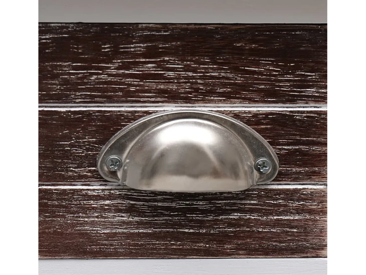 Mesa de apoio 40x40x40 cm madeira de paulownia castanho