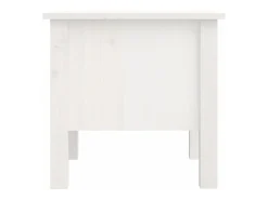 Mesa de apoio 40x40x39 cm pinho maciço Branco