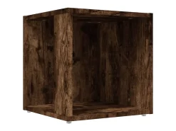 Mesa de apoio 33x33x34,5cm derivados de madeira carvalho fumado PT289982