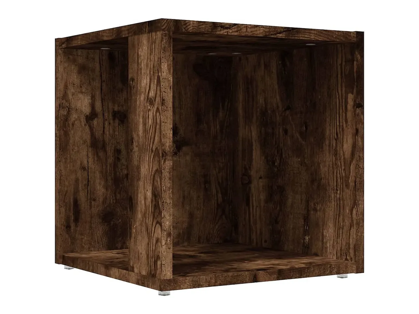 Mesa de apoio 33x33x34,5cm derivados de madeira carvalho fumado PT289982
