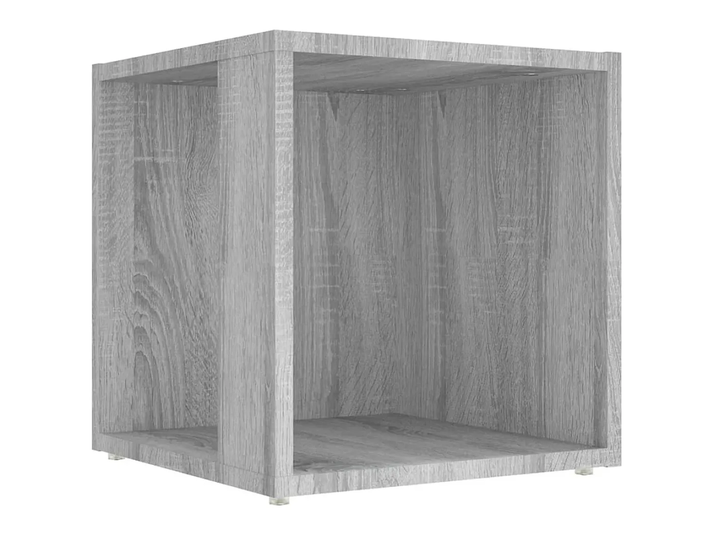 Mesa de apoio 33x33x34,5cm derivados de madeira cinzento sonoma PT692484