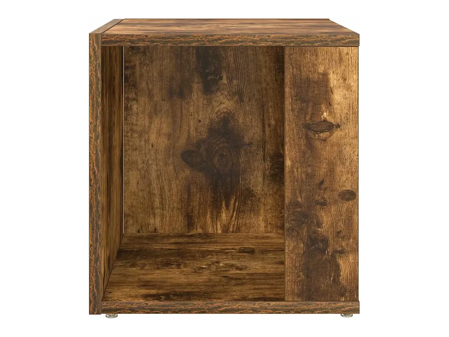Mesa de apoio 33x33x34,5cm derivados de madeira carvalho fumado