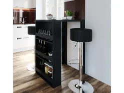 Mesa de bar antracite 57x80x106