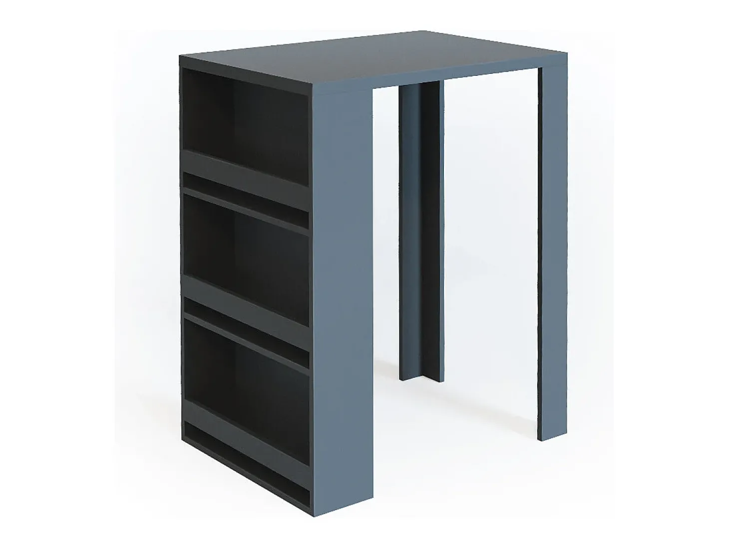 Mesa de bar antracite 57x80x106