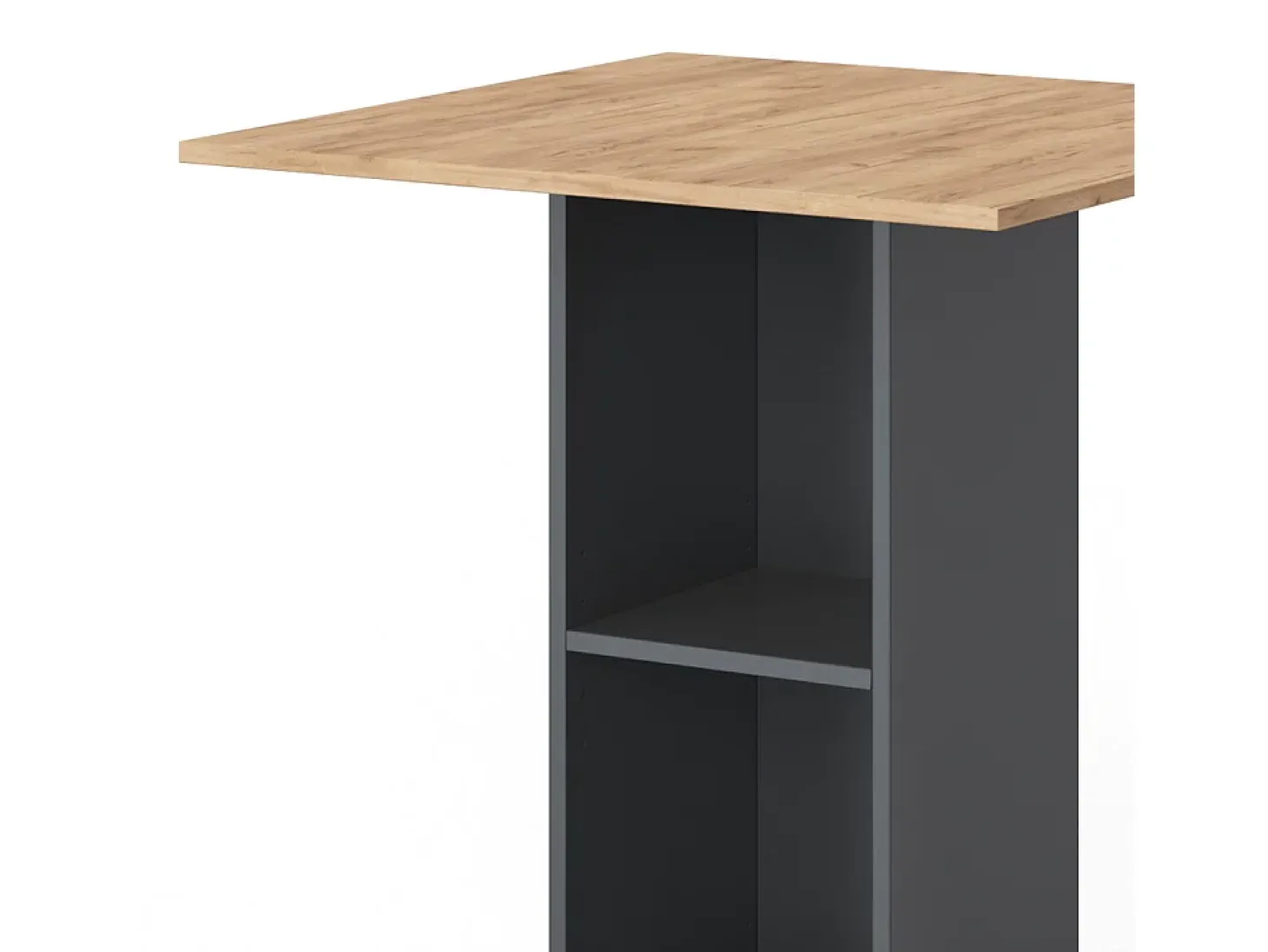 Mesa de bar antracite 70x70x109 rodeo
