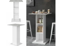 Mesa de bar betão 70x70x109 rodeo