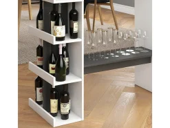 Mesa de bar branco 108x50x103 dana