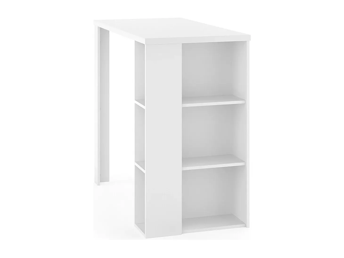 Mesa de bar branco 120x60x105.6 noel