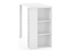 Mesa de bar branco 120x60x105.6 noel