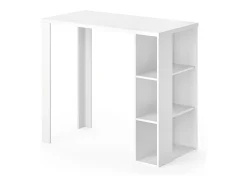 Mesa de bar branco 120x60x105.6 noel