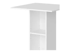 Mesa de bar branco 70x70x109 rodeo