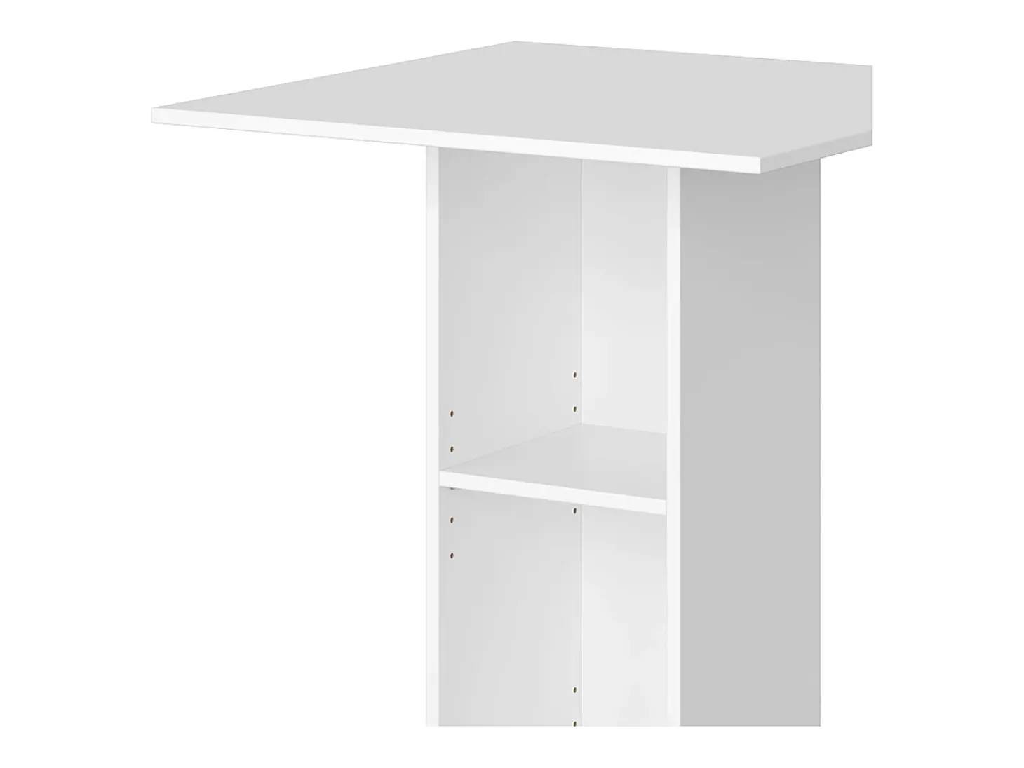 Mesa de bar branco 70x70x109 rodeo