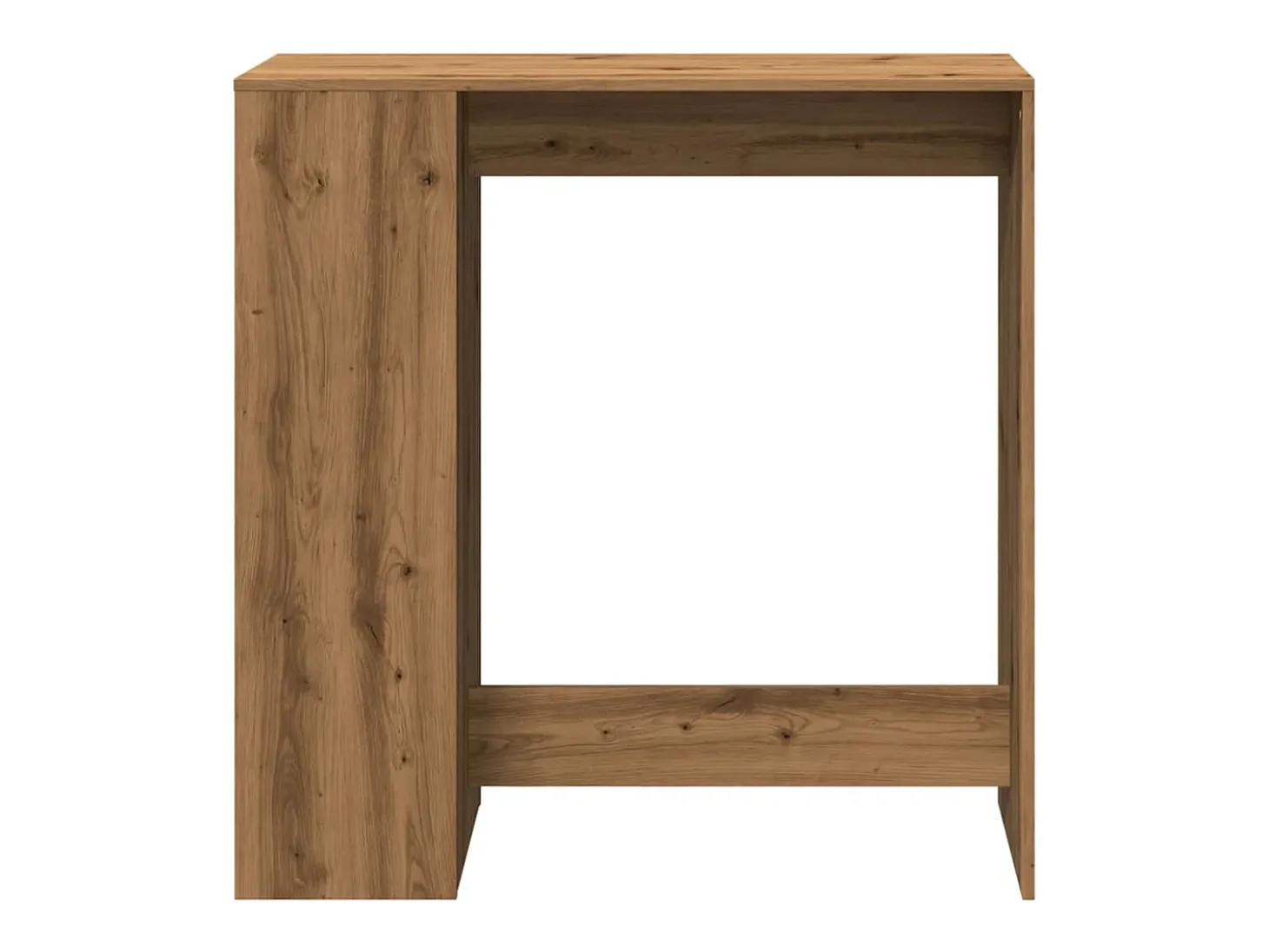 Mesa de bar c/ prateleiras derivados madeira carvalho artisiano
