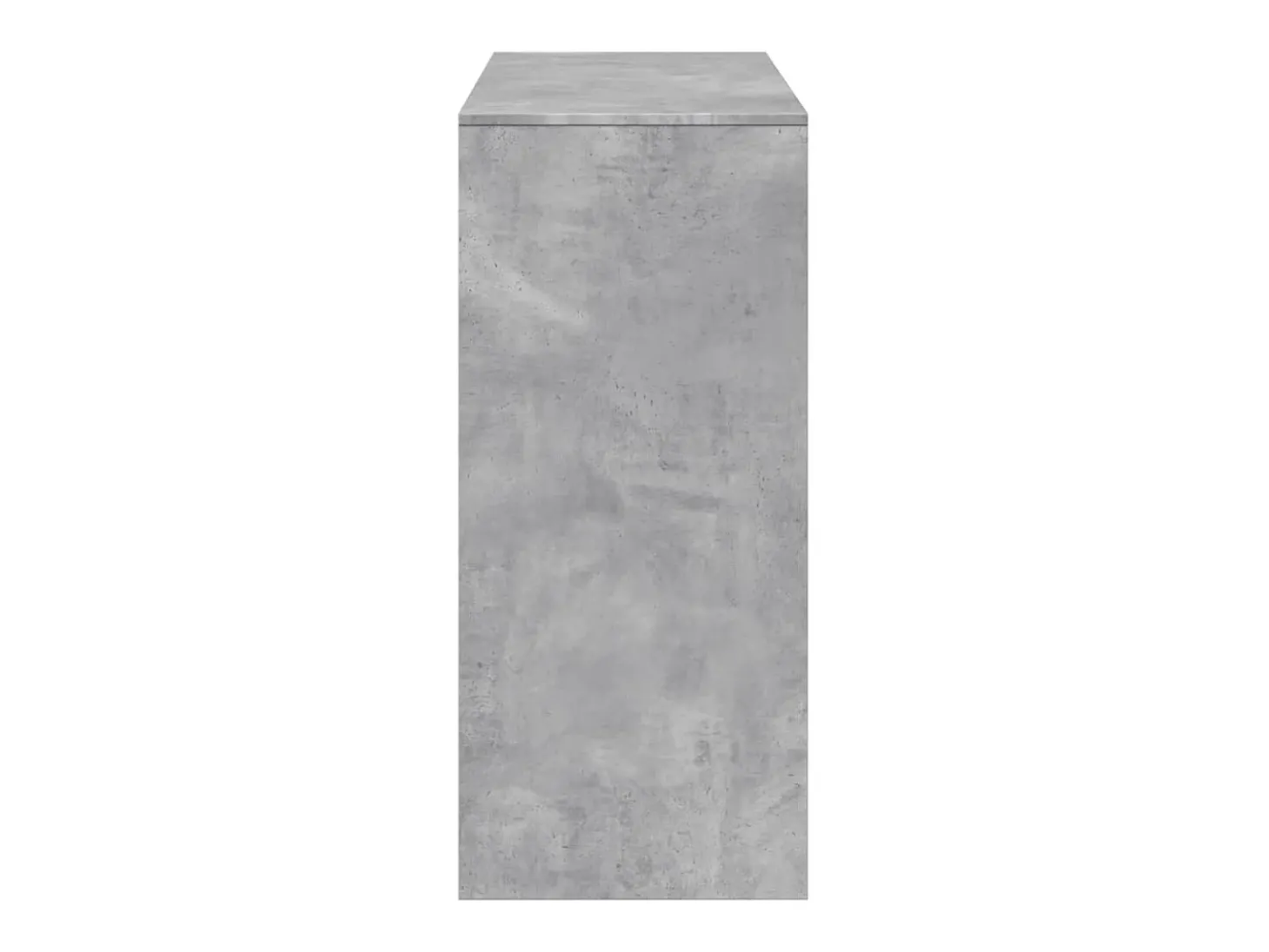 Mesa de bar c/ prateleiras derivados de madeira cinza cimento