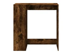 Mesa de bar c/ prateleiras derivados de madeira carvalho fumado