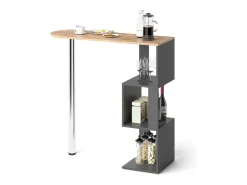 Mesa de bar carvalho goldkraft 113x39.8x111.8 vincent