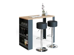 Mesa de bar carvalho 57x117x106