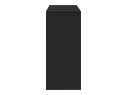 Mesa de bar com prateleiras derivados de madeira preto