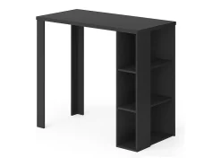 Mesa de bar preto 120x60x105.6 noel