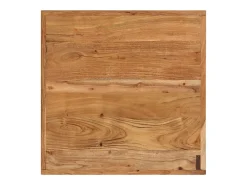 Mesa de bar 55x55x107 cm madeira de acácia maciça e ferro PT372140