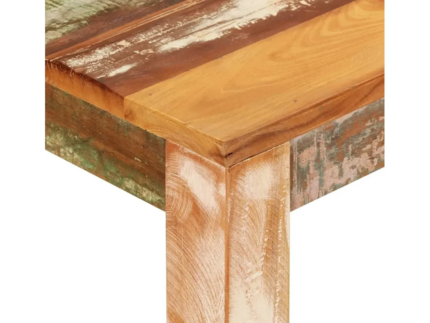 Mesa de bar 112x55x108 cm madeira recuperada maciça