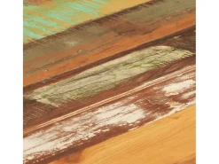 Mesa de bar 112x55x108 cm madeira recuperada maciça