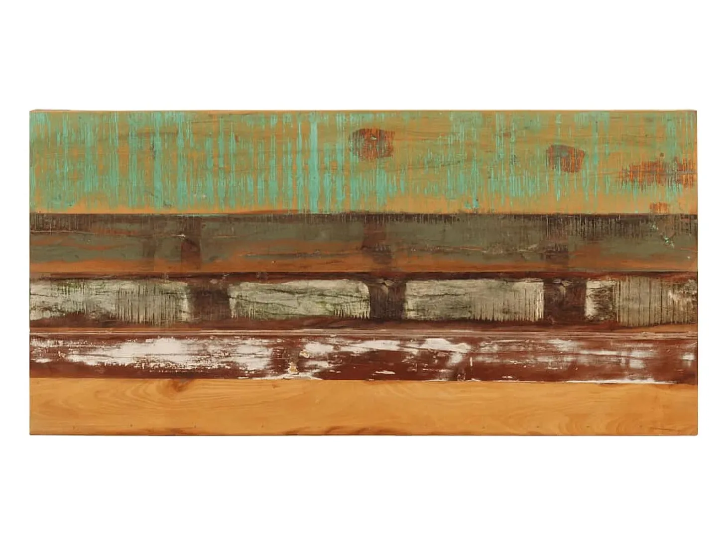 Mesa de bar 112x55x108 cm madeira recuperada maciça
