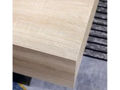 Mesa de café com tampos removíveis GRETA preto