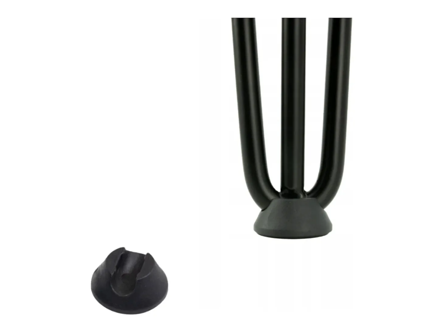 Mesa de café redonda LAPP conjunto Ø50 + Ø68 cm Carvalho Chocolate