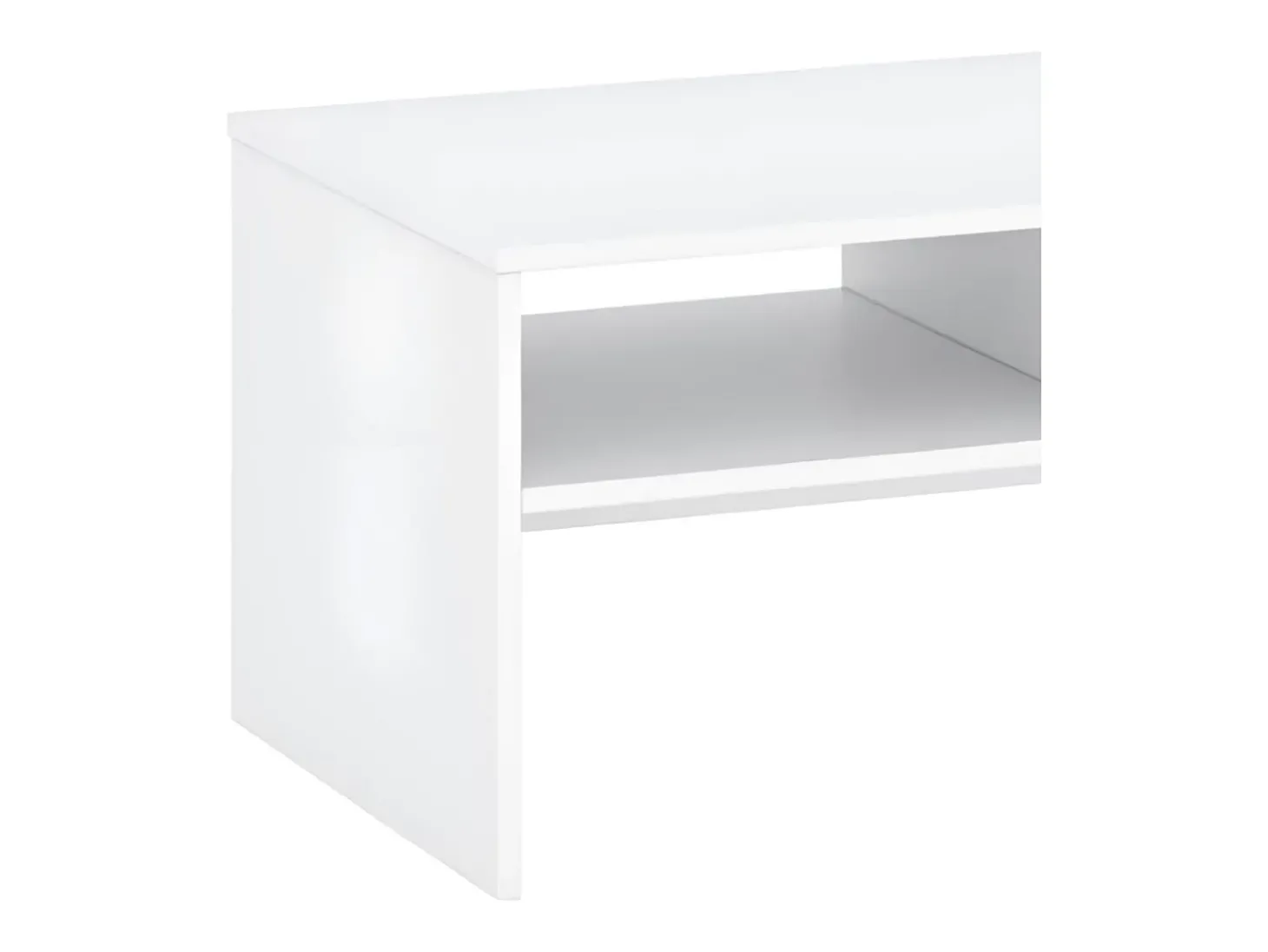 Mesa de centro - aglomerado - branca - ROVEN