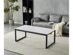 Mesa de centro - cerâmica - HG branco - SHANER