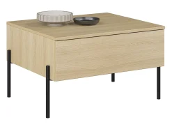 Mesa de centro 1 gaveta Lucilla madeira 42,7cm