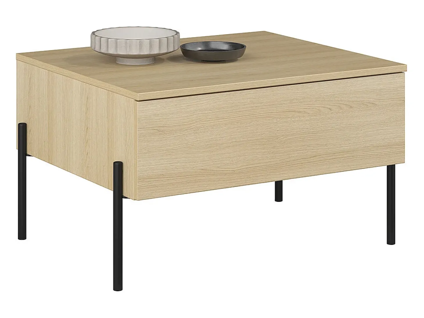 Mesa de centro 1 gaveta Lucilla madeira 42,7cm