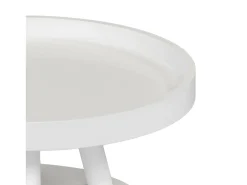 Mesa de centro - MDF - branca - MAKI
