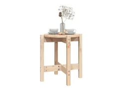 Mesa de centro Ø 42,5x45 cm madeira de pinho maciça PT933749