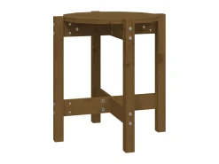 Mesa de centro Ø 42,5x45 cm madeira pinho maciça castanho-mel PT192519