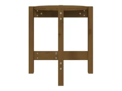 Mesa de centro Ø 42,5x45 cm madeira pinho maciça castanho-mel PT192519