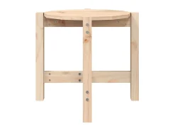Mesa de centro Ø 52,5x45 cm madeira de pinho maciça PT622147