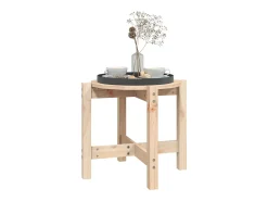 Mesa de centro Ø 52,5x45 cm madeira de pinho maciça PT622147