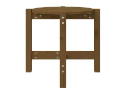 Mesa de centro Ø 52,5x45 cm madeira pinho maciça castanho-mel PT454062