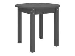 Mesa de centro Ø 45x40 cm madeira de pinho maciça cinzento PT967057