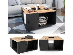 Mesa de centro antracite 80x80x43 anton