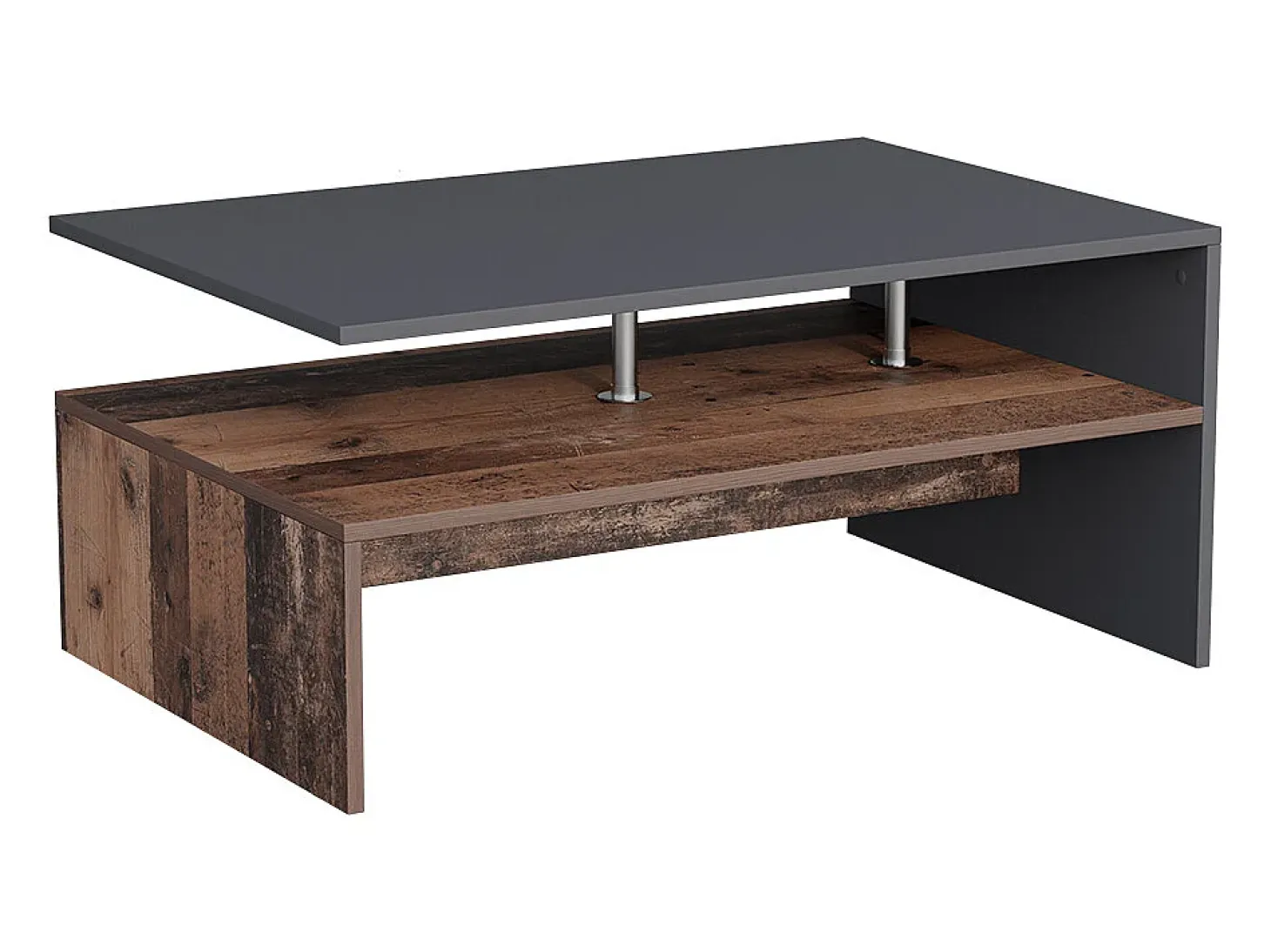 Mesa de centro antracite 90x52.6x42.2 amato