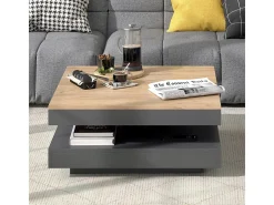 Mesa de centro antracite 70x70x34 elias