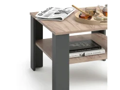 Mesa de centro antracite 60x60x42 homer