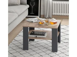 Mesa de centro antracite 60x60x42 homer