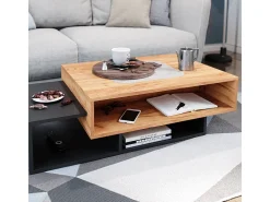 Mesa de centro antracite 105x60x32 bari