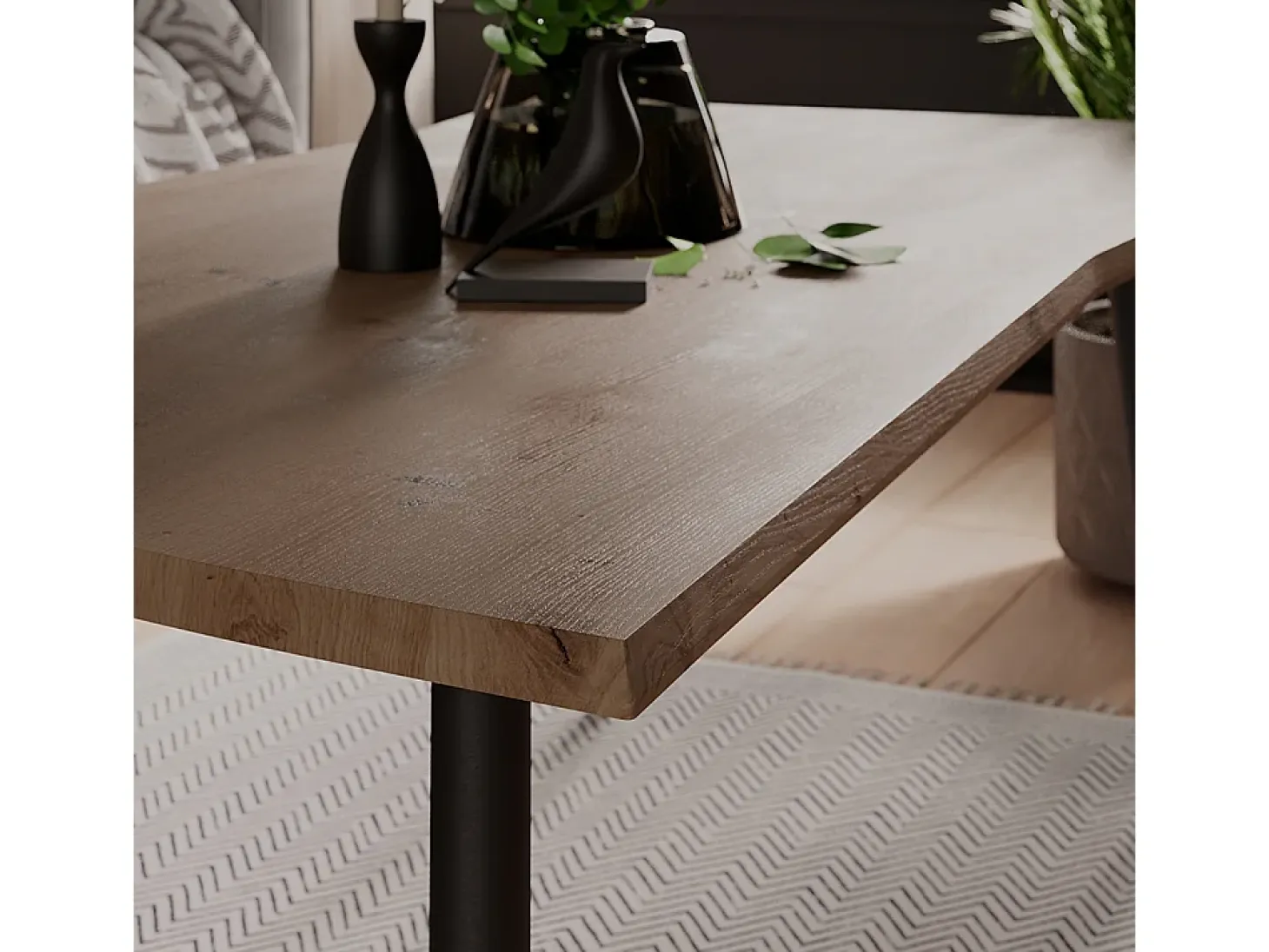 Mesa de centro artesão 120x60x40 yan