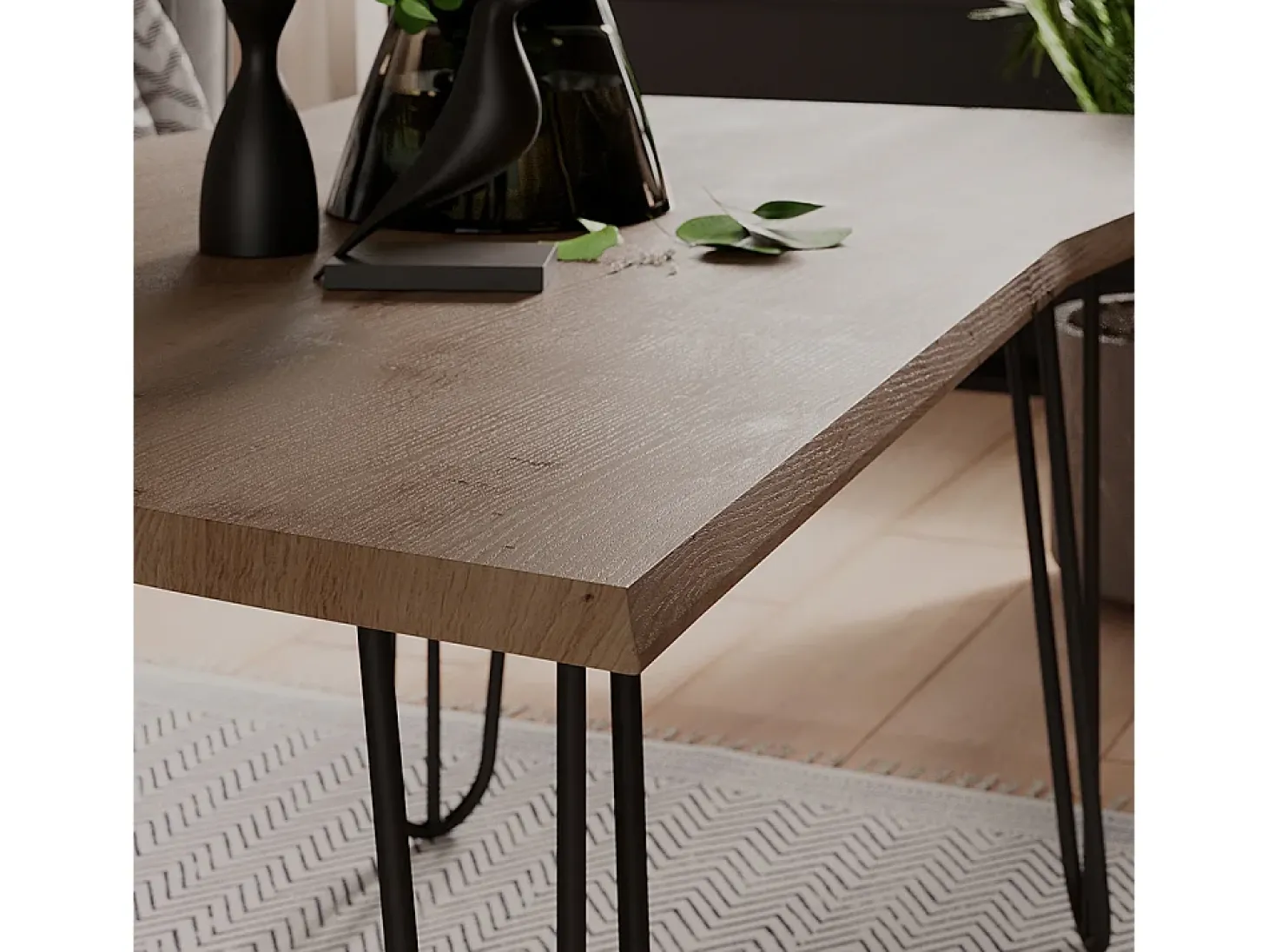 Mesa de centro artesão 100x60x40 yan