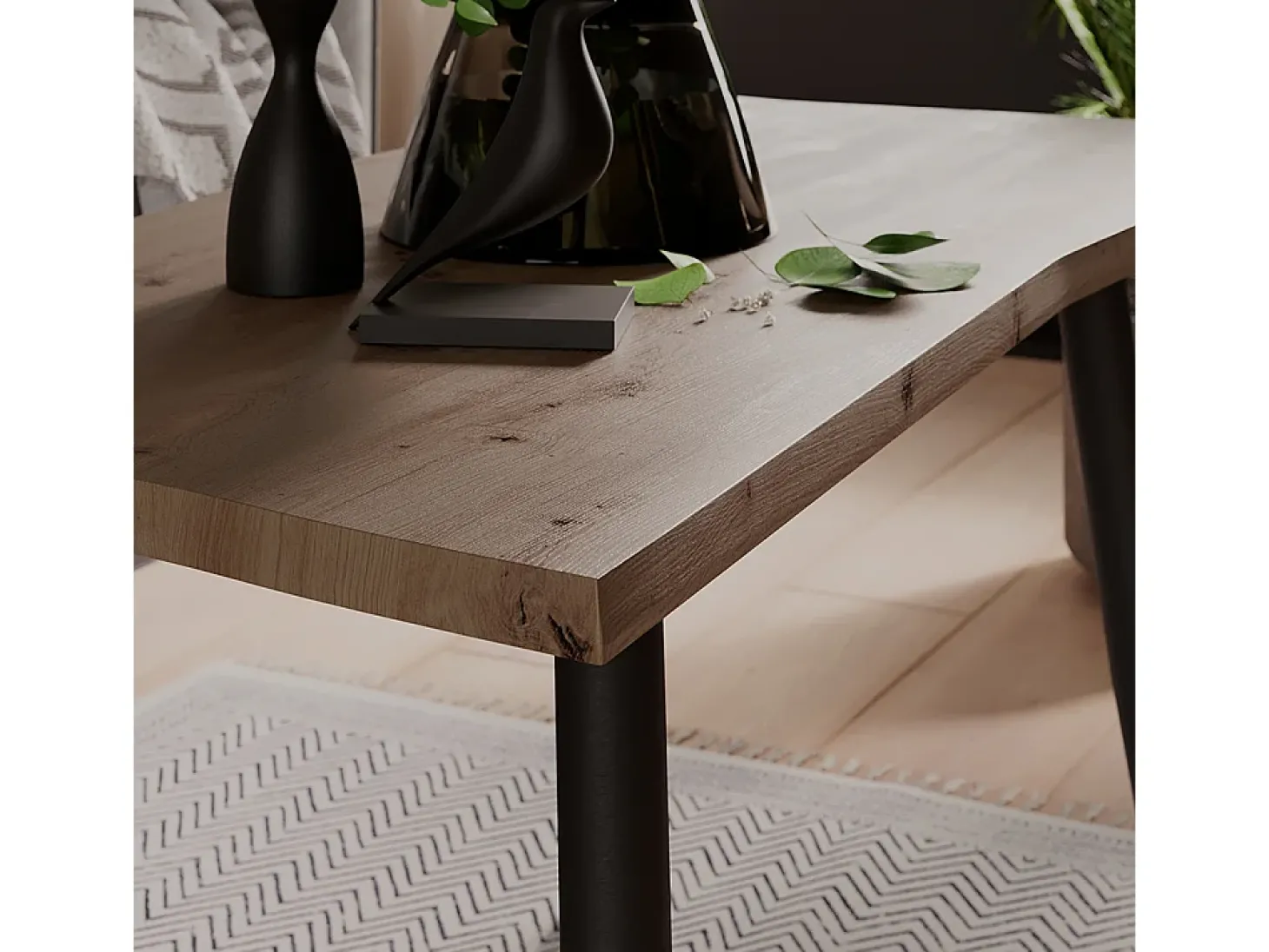 Mesa de centro artesão 80x40x40 yan